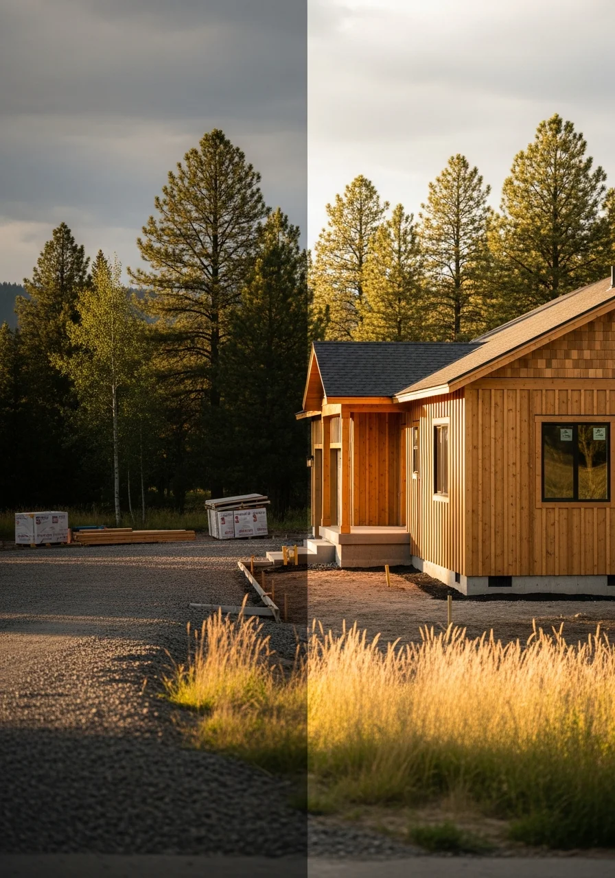 East Helena property with suburban setting and natural landscape.